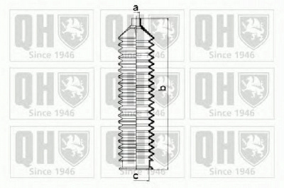 QUINTON HAZELL qg1679 -  Комплект пыльника, рулевое управление